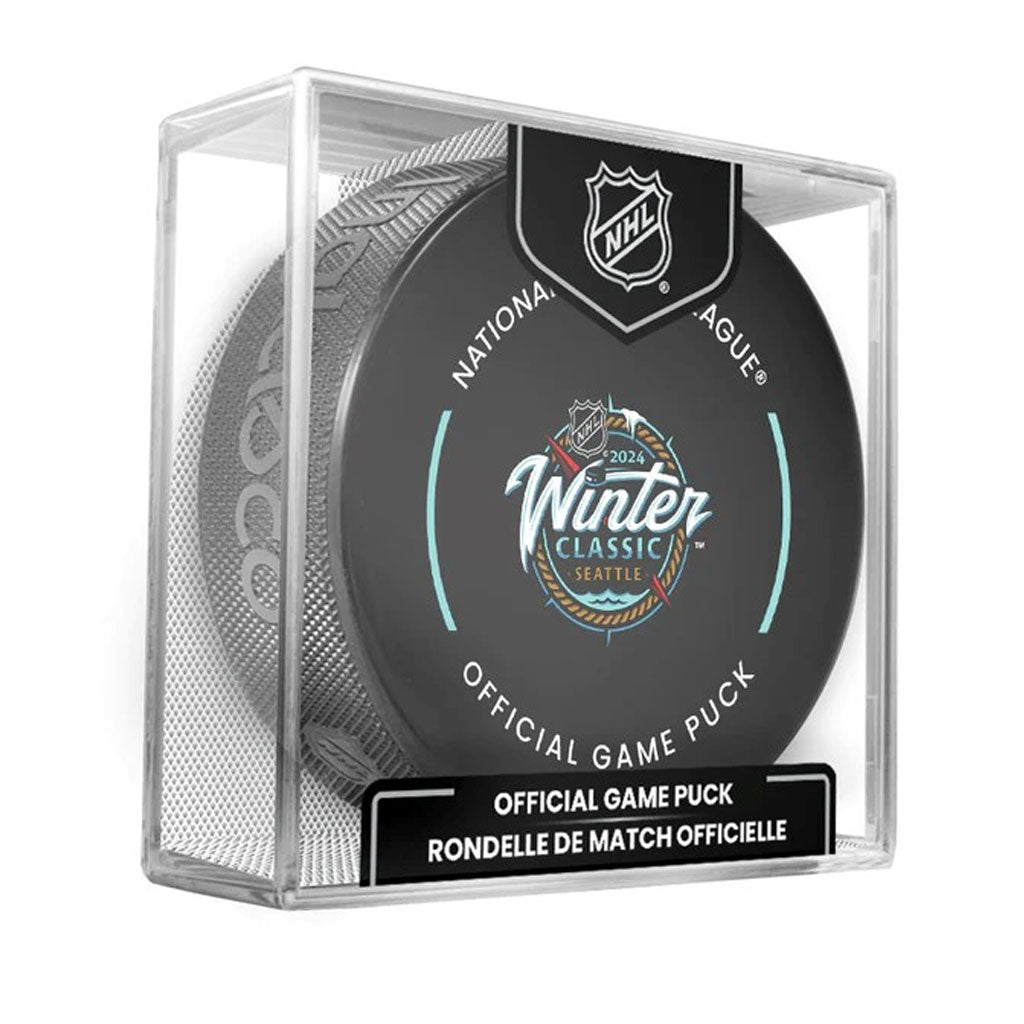 2024 Winter Classic Official Game Model Puck In Display Case