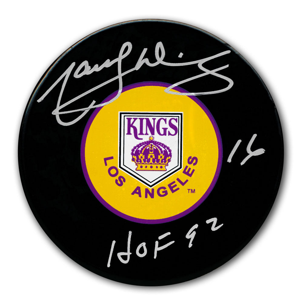 Marcel Dionne Los Angeles Kings HOF Autographed Puck – Pucks.Net